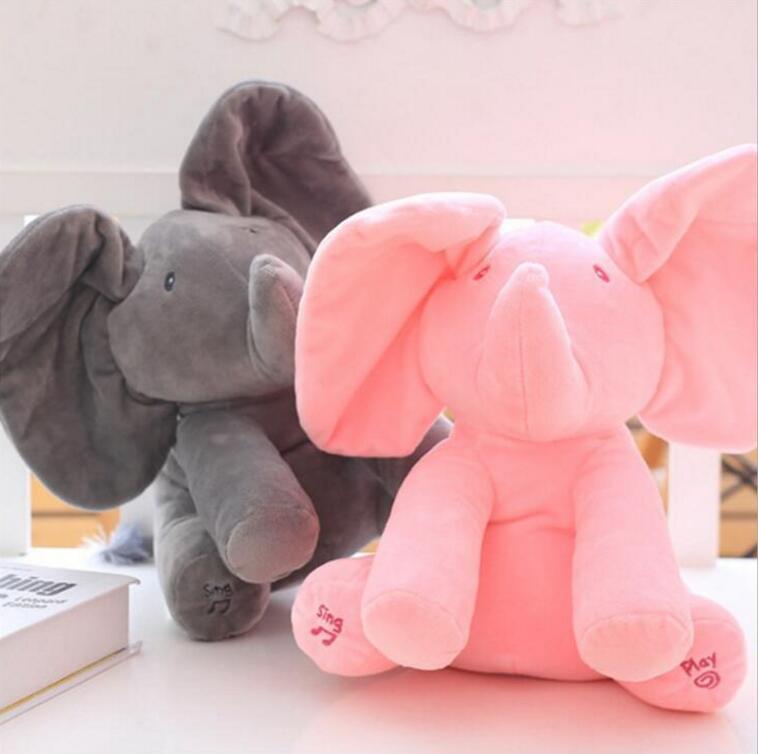 Peek - A - Boo Interactive Elephant Plush Toy - MyMobile