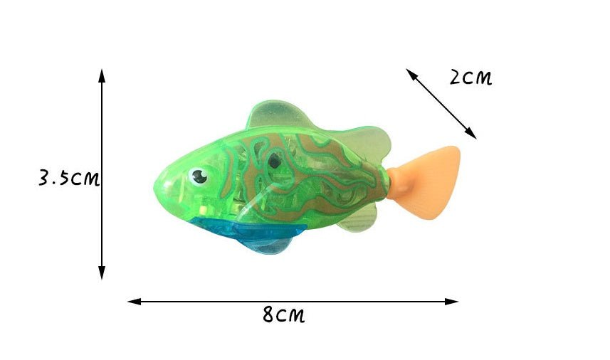 Pet Fish Electronic Cat Toys With Grass LED Light Toys - MyMobile