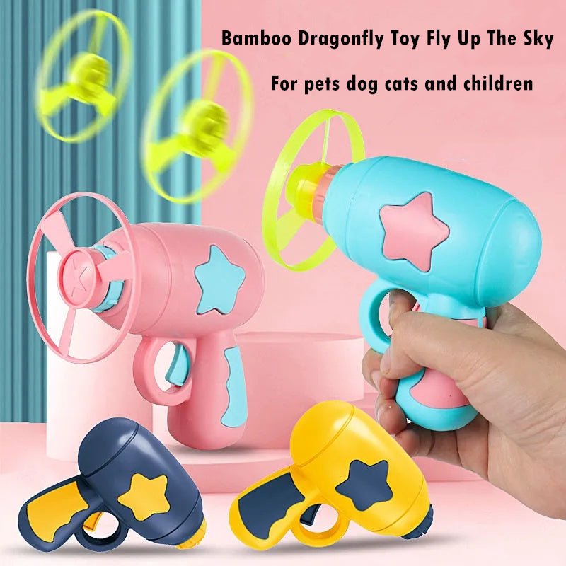 Pet Toy Dog Cat LED Light Toy Luminous Children's Party Toy Bamboo Dragonfly Toy Training Toy - MyMobile