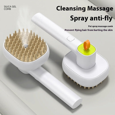 Pets Cat Dog Soft Teeth Electric Massage Spray Comb Pet Products - MyMobile