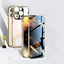 Phone Case Double - sided Glass Peep - proof All - inclusive Lens Magnetic Suction For iPhone 15 - MyMobile