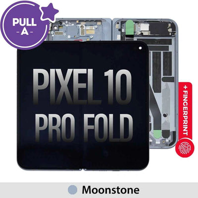 OLED Screen Digitizer Replacement With Frame and Fingerprint Sensor for Google Pixel 10 Pro Fold-Moonstone (PULL-A)