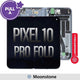 OLED Screen Digitizer Replacement With Frame and Fingerprint Sensor for Google Pixel 10 Pro Fold-Moonstone (PULL-A)