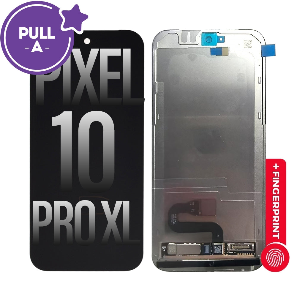 OLED Screen Digitizer with Bezel Frame and Fingerprint Sensor for Google Pixel 10 Pro XL (PULL-A)