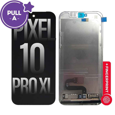 OLED Screen Digitizer with Bezel Frame and Fingerprint Sensor for Google Pixel 10 Pro XL (PULL-A)