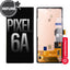 FULL ORIGINAL OLED Screen Replacement Digitizer with Bezel Frame and Fingerprint Sensor for Google Pixel 6a