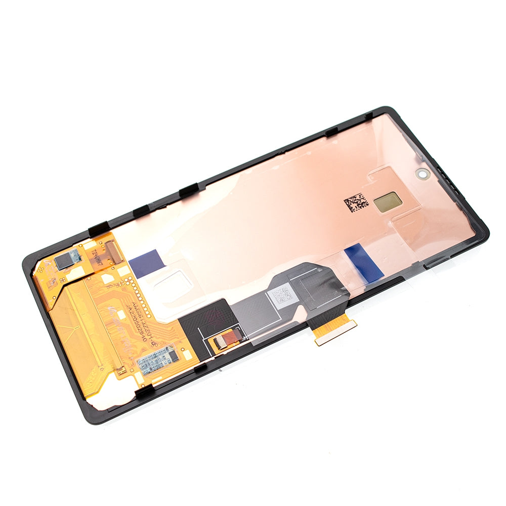 FULL ORIGINAL OLED Screen Replacement Digitizer with Bezel Frame and Fingerprint Sensor for Google Pixel 6a