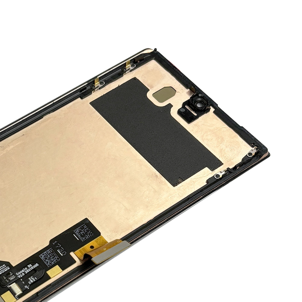 FULL ORIGINAL OLED Screen Digitizer with Bezel Frame and Fingerprint Sensor for Google Pixel 6 Pro