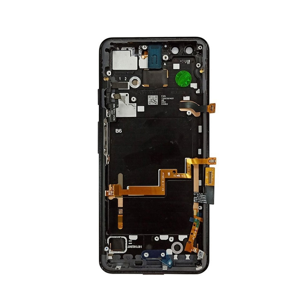 REFURB OLED Screen Digitizer Replacement with Frame for Google Pixel 3-Black