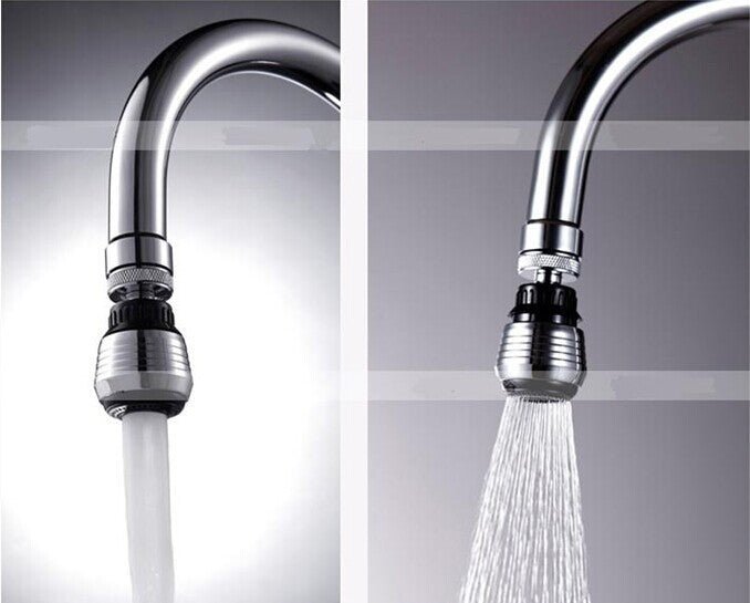 Plastic Imitation Metal Water - saving Faucet Faucet Bubbler Kitchen Universal Faucet 360 - degree Splash - proof Faucet - MyMobile