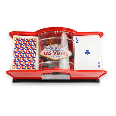 Poker Card Hand Shuffler Easy Hand Cranked Casino Card Shuffling Machine For Blackjack Poker Texas - MyMobile