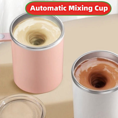 Portable Smart Magnetic Automatic Mixing Coffee Cup Rechargeable Rotating Home Office Travel Stirring Cup - MyMobile