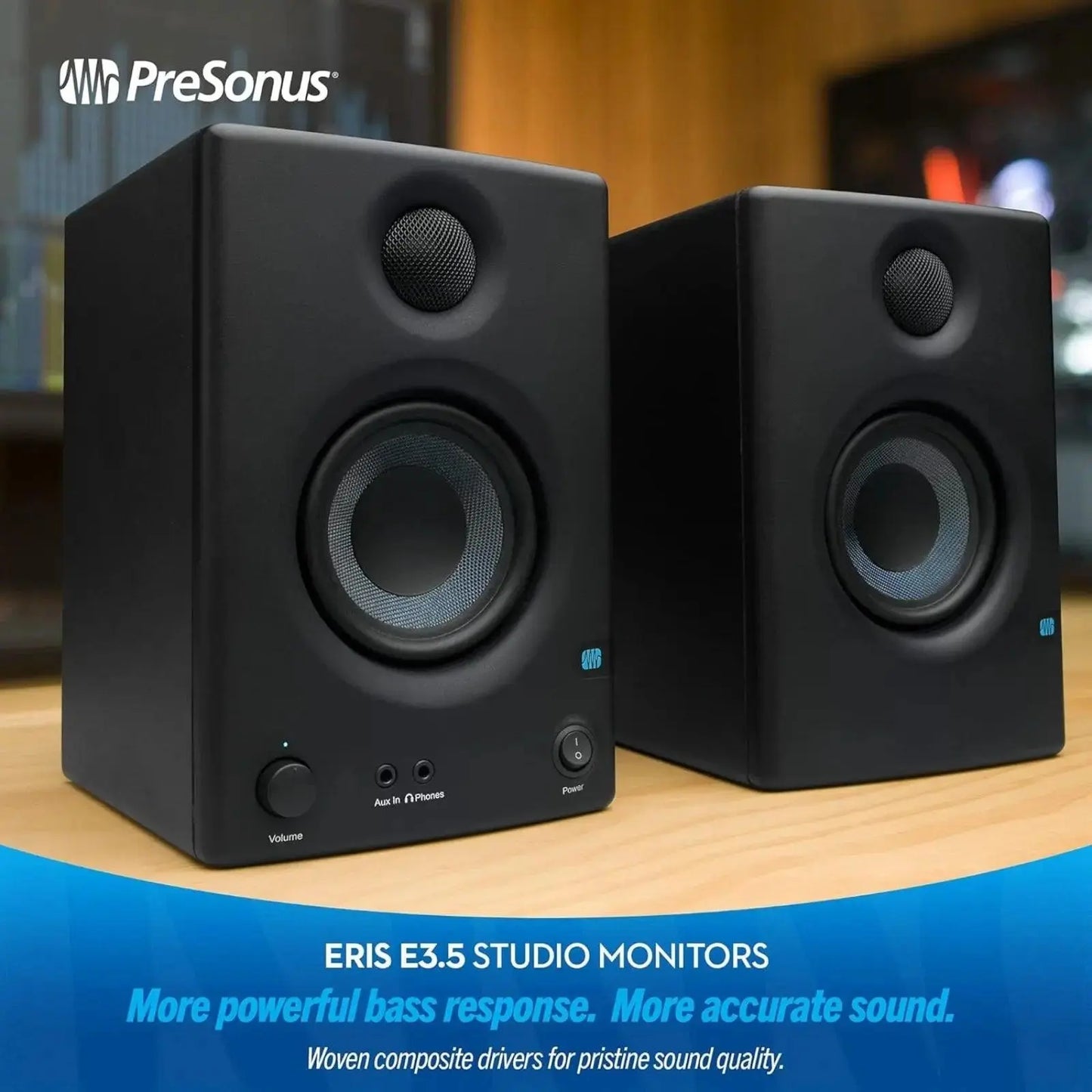 PreSonus Eris E3.5 3.5 2 - Way Nearfield Monitors - MyMobile