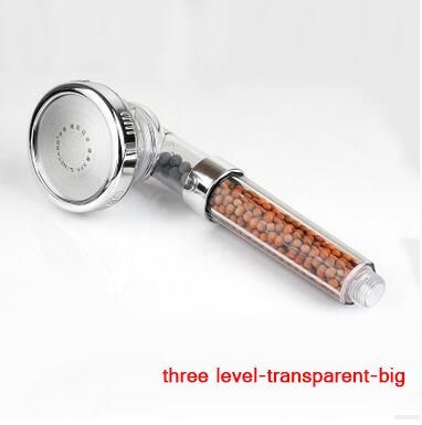 Pressurized Negative Ion Three - speed Shower Head - MyMobile