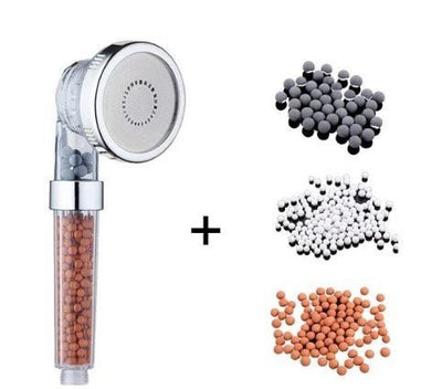 Pressurized Negative Ion Three - speed Shower Head - MyMobile