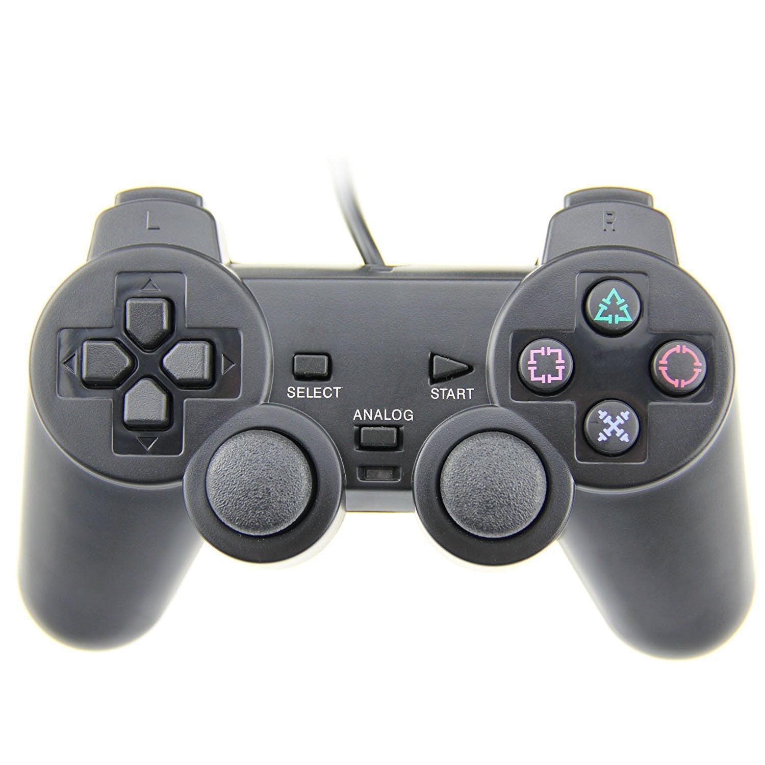 PS2 Wired Handle PS2 Wired Game Handle Vibration PS Game Handle Naked - MyMobile