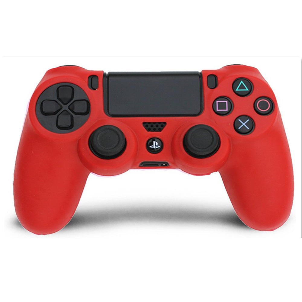 PS4 Controller Skin Silicone Rubber Protective Grip Case for Playstation 4 Wireless Dualshock Game Controllers - MyMobile