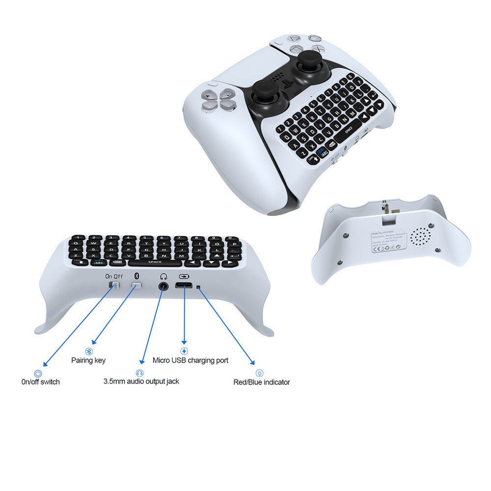 PS4 Handle Can Chat Voice Bluetooth Keyboard - MyMobile