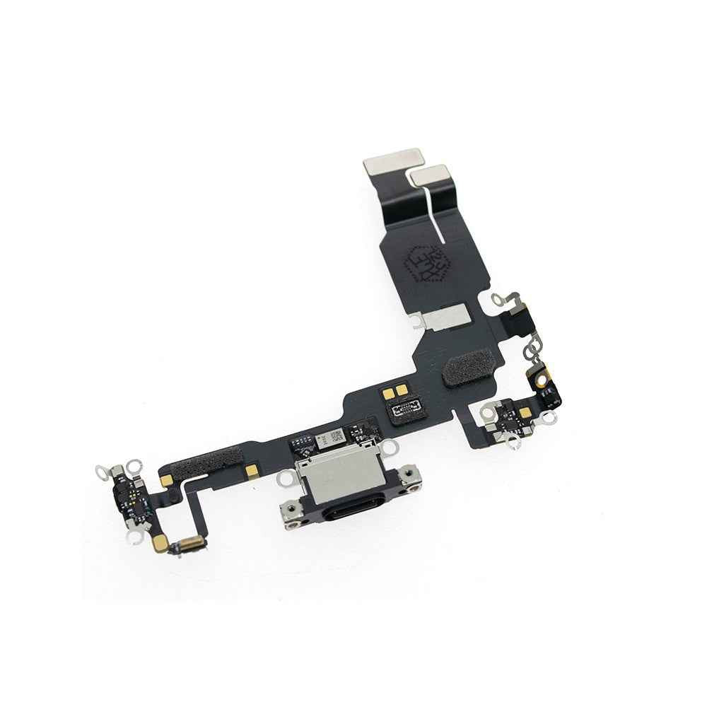 Charging Port for iPhone 15 (PULL-A)-Black