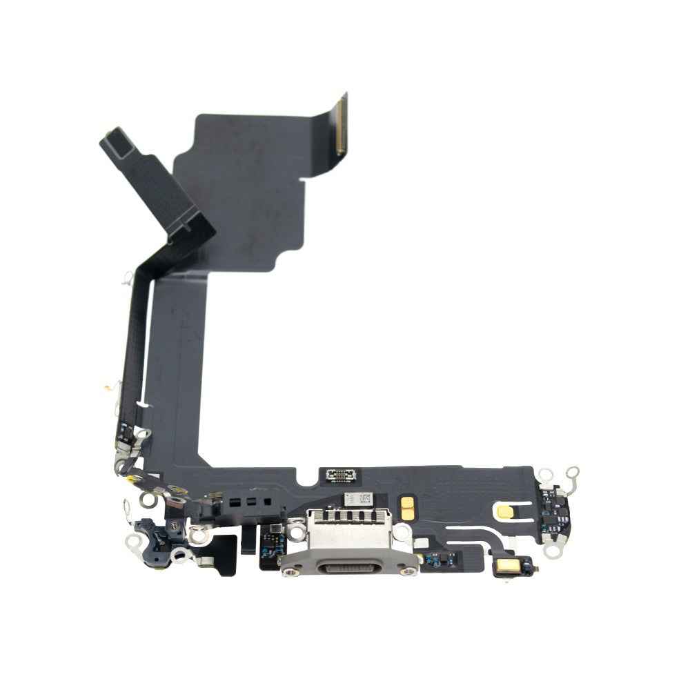Charging Port for iPhone 15 Pro (PULL-A)-Natural Titanium
