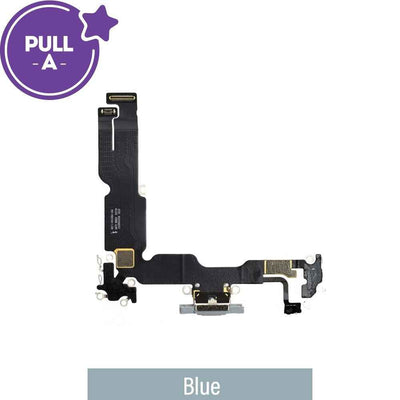 Charging Port for iPhone 15 Plus (PULL-A)-Blue
