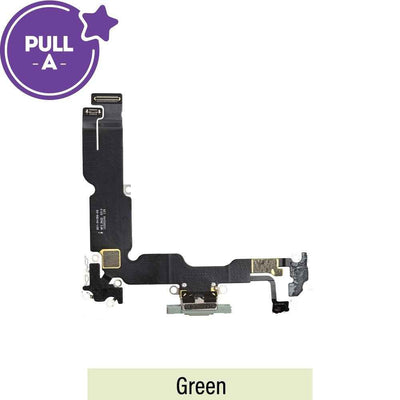 Charging Port for iPhone 15 Plus (PULL-A)-Green