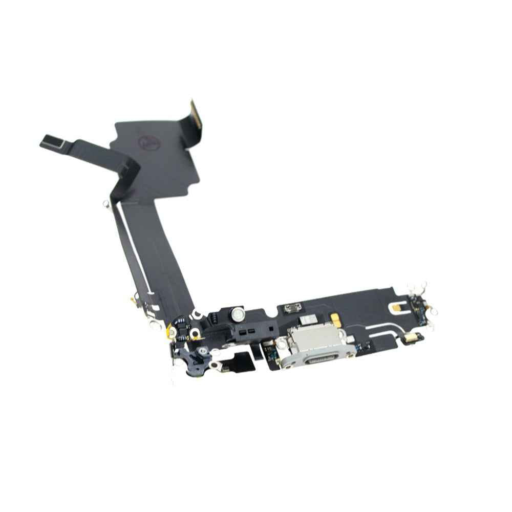 Charging Port for iPhone 15 Pro Max (PULL-A)-White Titanium
