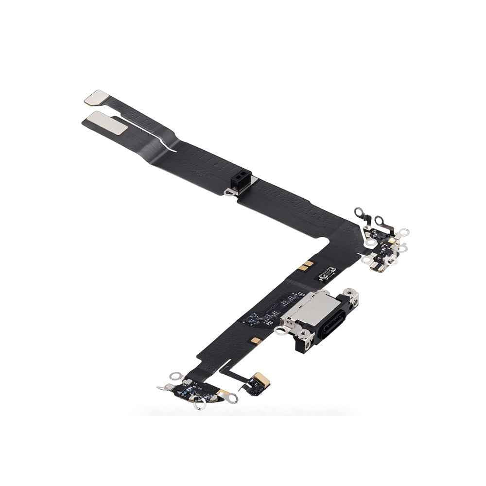 Charging Port for iPhone 16 Plus (PULL-A)-Black