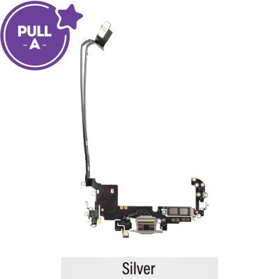 Charging Port for iPhone 17 Pro Max (US Version) (PULL-A)-Silver