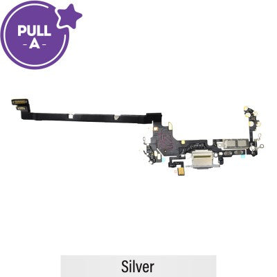 Charging Port for iPhone 17 Pro (US Version) (PULL-A)-Silver