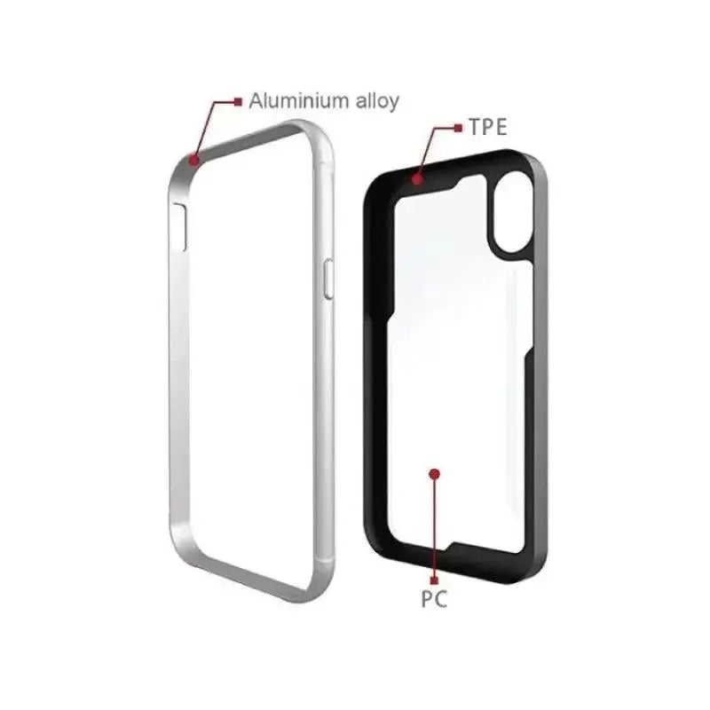 Pure Adventure Metal case 3m drop tested Iphone Xr 6.1 - Black - MyMobile