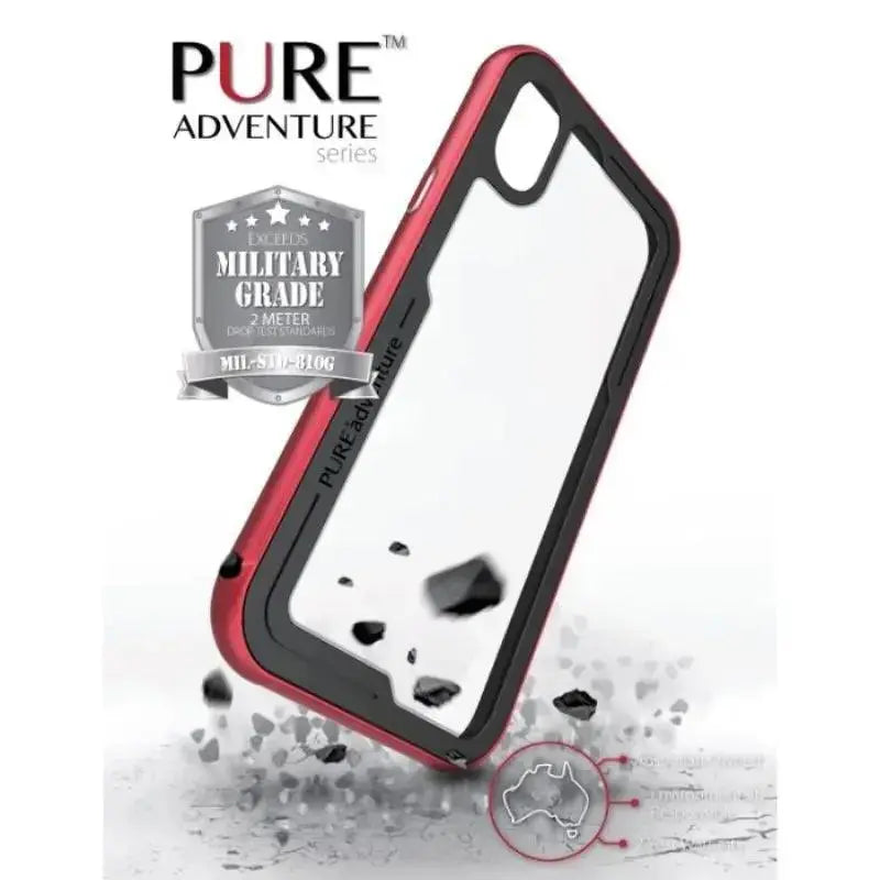 Pure Adventure Metal case 3m drop tested Iphone Xr 6.1 - Black - MyMobile