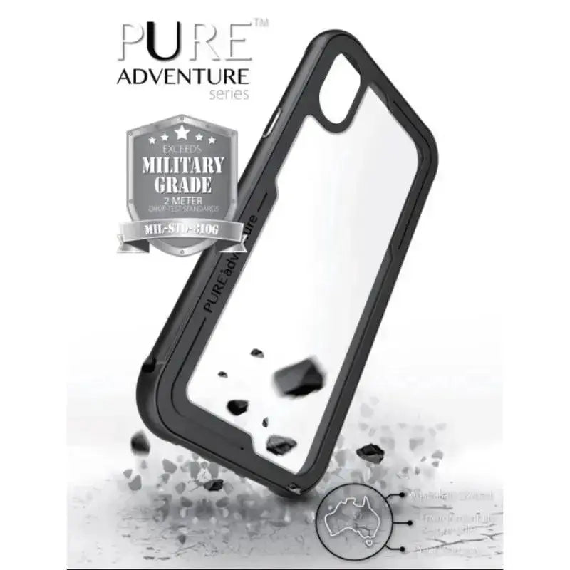 Pure Adventure Metal case 3m drop tested Iphone Xr 6.1 - Black - MyMobile