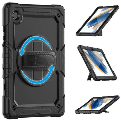 Pure Guardian 2 Case Samsung Tab A8 10.5 (2021) - Black With Lanyard And In - build Screen Guard - MyMobile