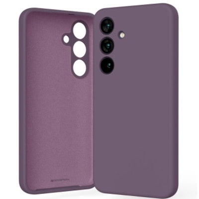 Mercury Silicone Cover Case for Samsung Galaxy S25 Plus-Purple