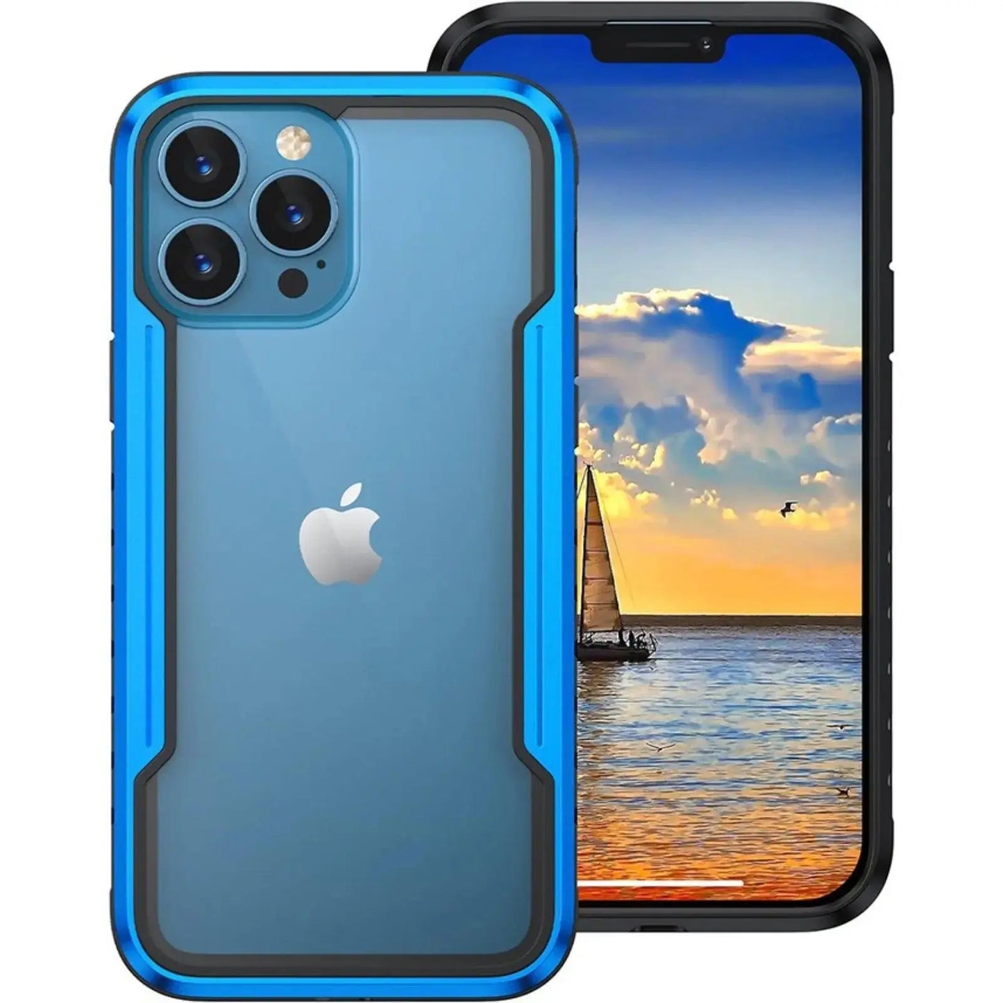 Re - Define Shield Shockproof Heavy Duty Armor Cover Case for iPhone 15 Blue - MyMobile