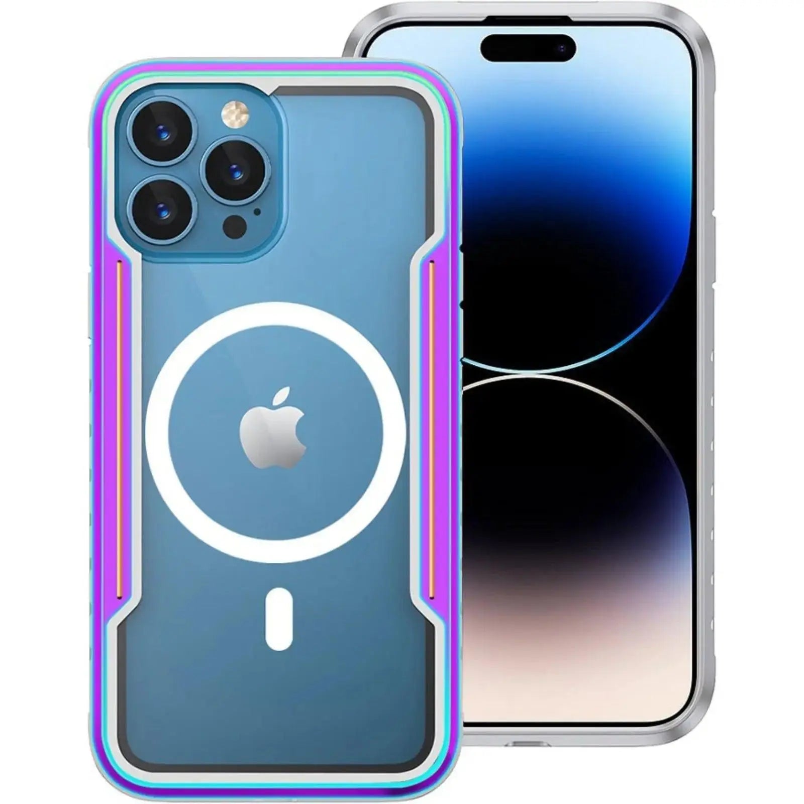 Re - Define Shield Shockproof Heavy Duty Armor Magesafe Cover Case for iPhone 15 Iridescent - MyMobile