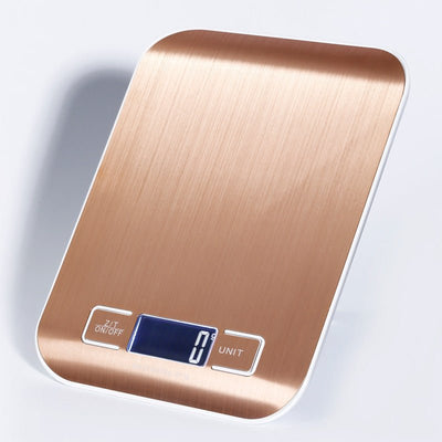 Rechargeable Flat Stainless Steel Kitchen Scale Electronic Scale Small Platform Scale - MyMobile