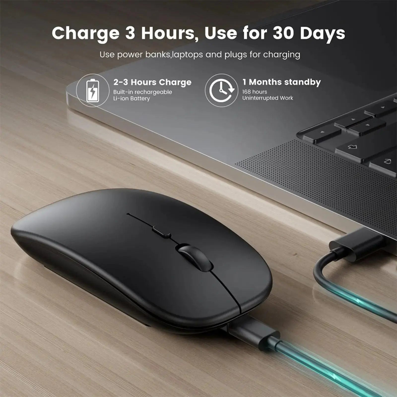 REDEFINE Bluetooth Wireless USB Mouse Silent Mouse - MyMobile