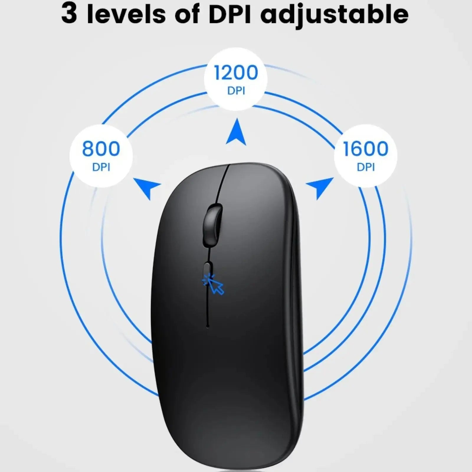 REDEFINE Bluetooth Wireless USB Mouse Silent Mouse - MyMobile