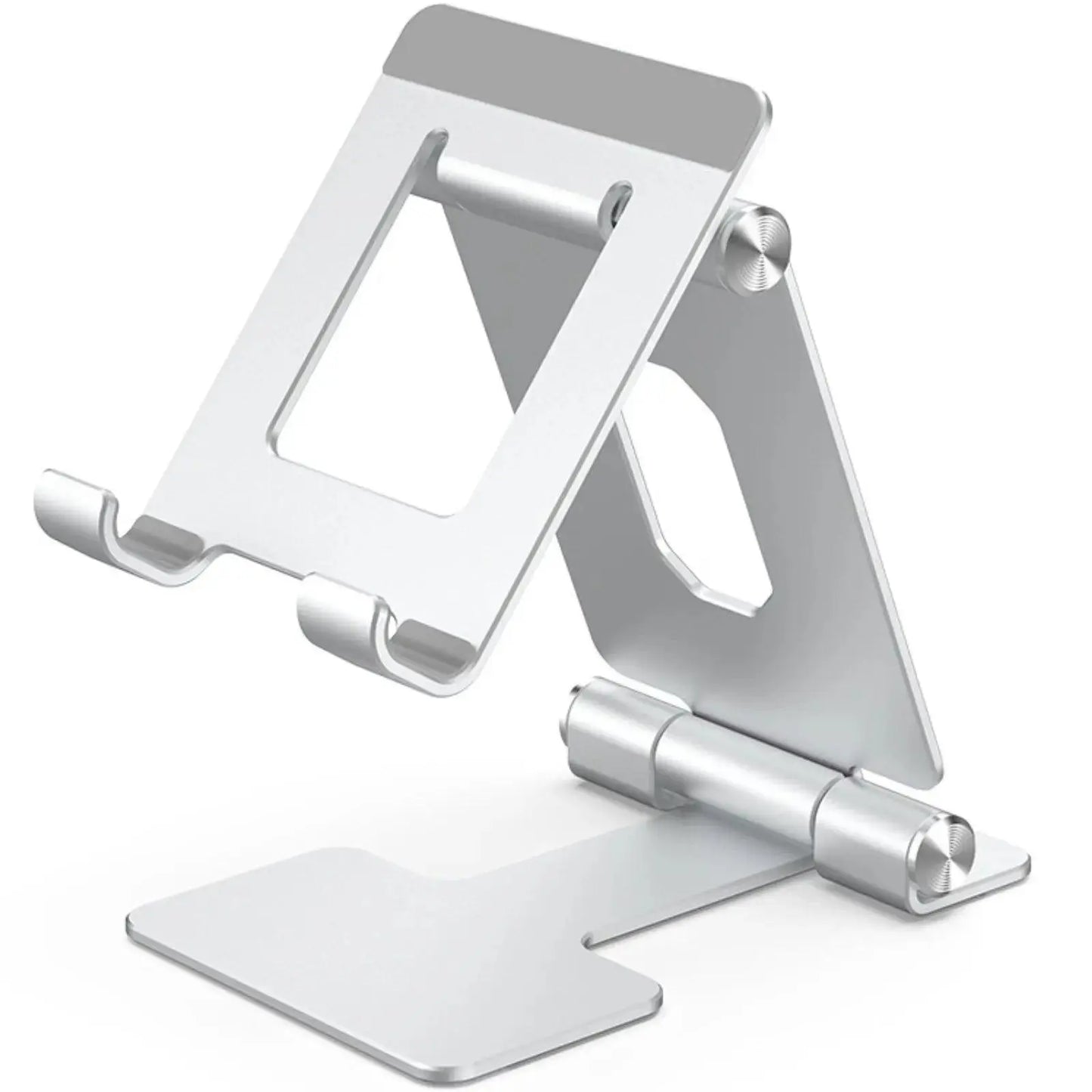 REDEFINE Folding Portable Desktop Aluminum Holder - Silver - MyMobile