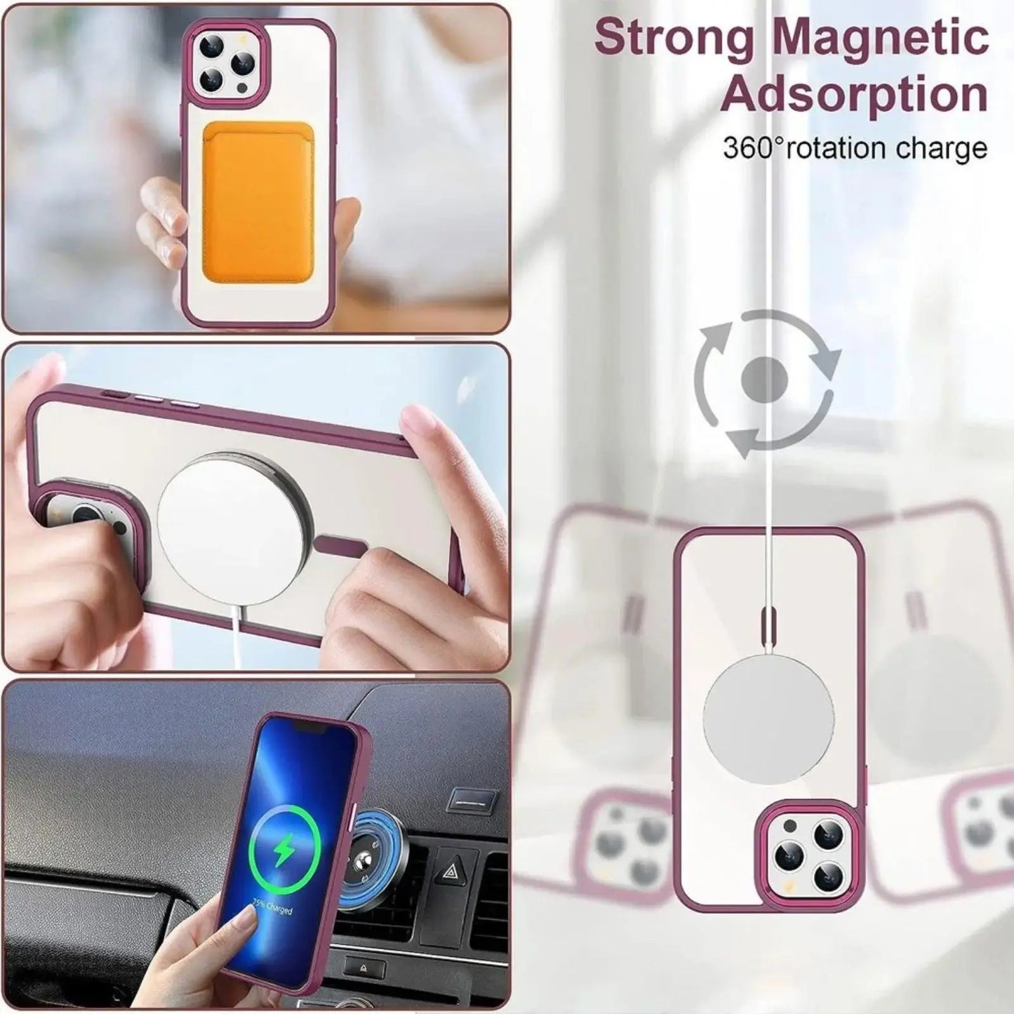 ReDefine Metal Camera Lens Magnetic Magsafe Case for iPhone 15 Pro - MyMobile