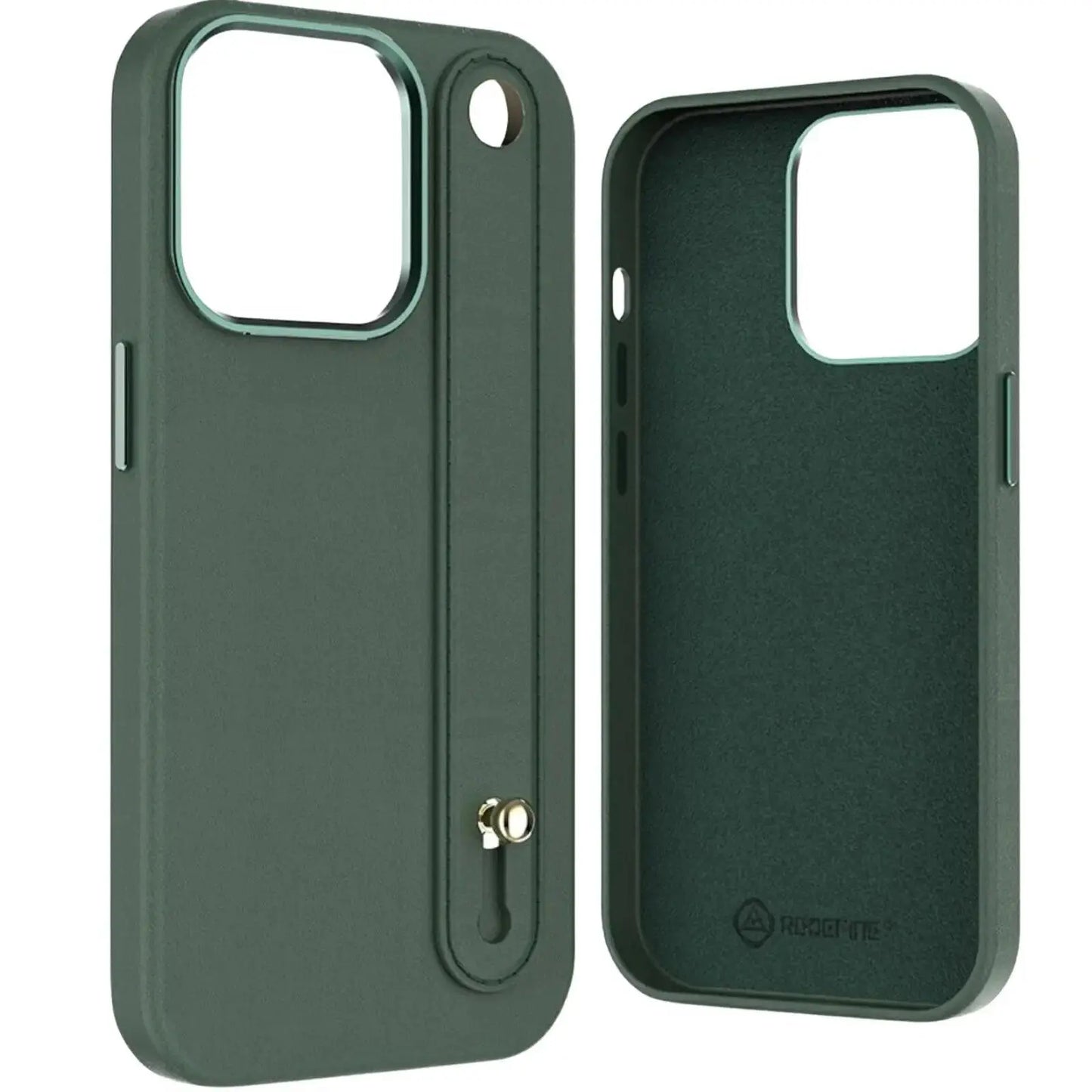 Redefine Metal Camera Lens Pu Leather Case With Hand Belt For Iphone 14 Pro Max - MyMobile