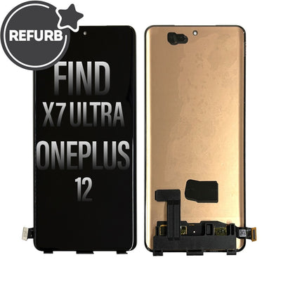 REFURB LCD Screen Digitizer Replacement for OPPO Find X7 Ultra / One Plus 12