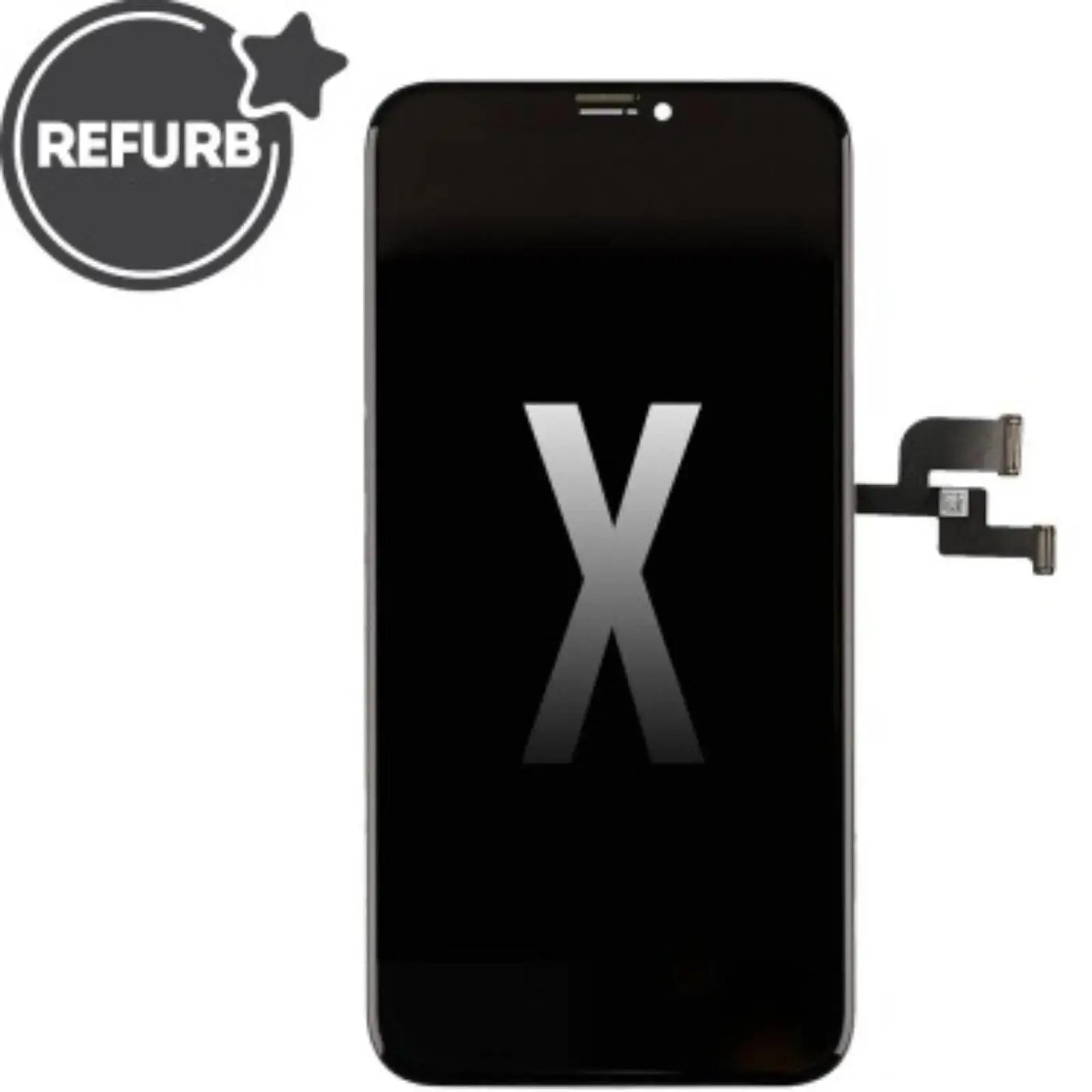 REFURB OLED Assembly for iPhone X Screen Replacement - Black - MyMobile