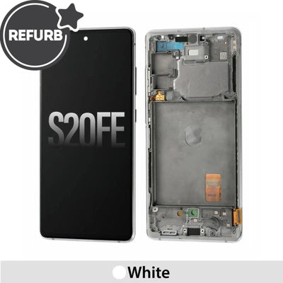 REFURB OLED Screen Replacement Digitizer with Frame for Samsung Galaxy S20 FE 5G G780/G781 - MyMobile