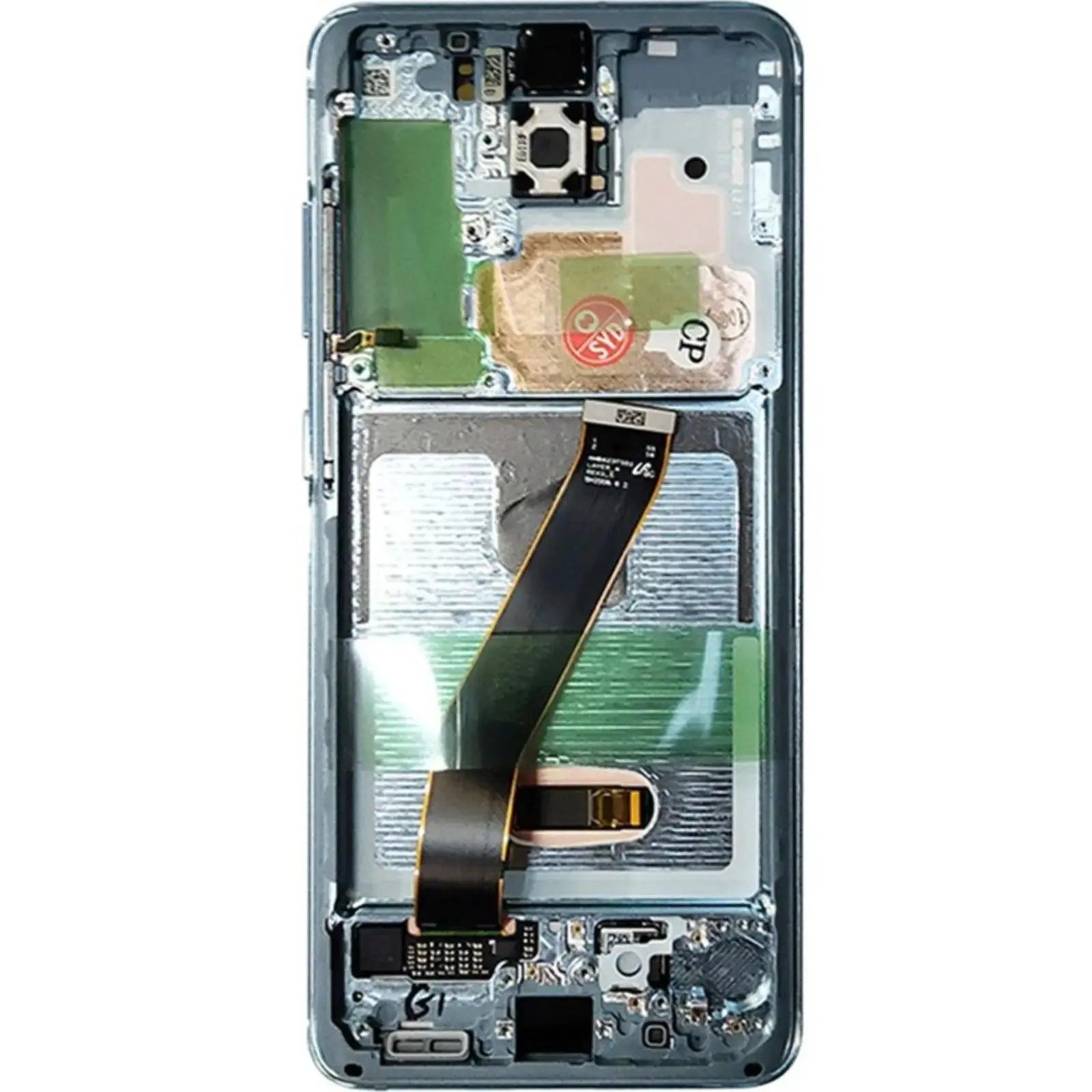 REFURB OLED Screen Replacement Digitizer With Frame For Samsung Galaxy S20 G980F - Cloud Blue - MyMobile