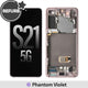 REFURB OLED Screen Replacement Digitizer With Frame For Samsung Galaxy S21 5G G991-Phantom Gray