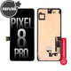 REFURB FULL ORIGINAL OLED Assembly Replacement with Bezel Frame and Fingerprint Sensor for Google Pixel 8 Pro-Black