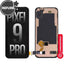 REFURB FULL ORIGINAL OLED Screen Digitizer with Bezel Frame and Fingerprint Sensor for Google Pixel 9 Pro-Black